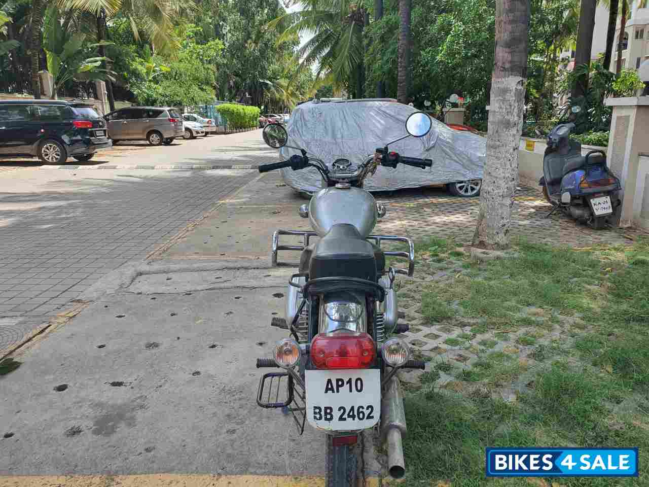 Silver Royal Enfield Bullet Electra Twinspark