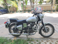 Silver Royal Enfield Bullet Electra Twinspark