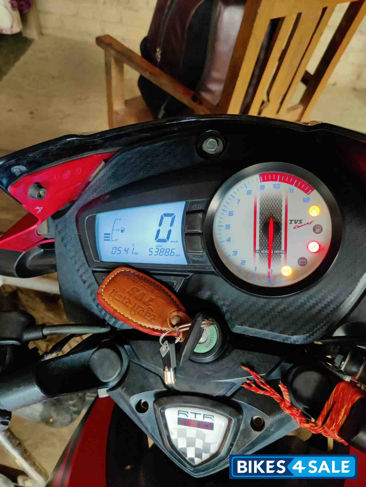 Mett Red TVS Apache RTR 160 BS VI