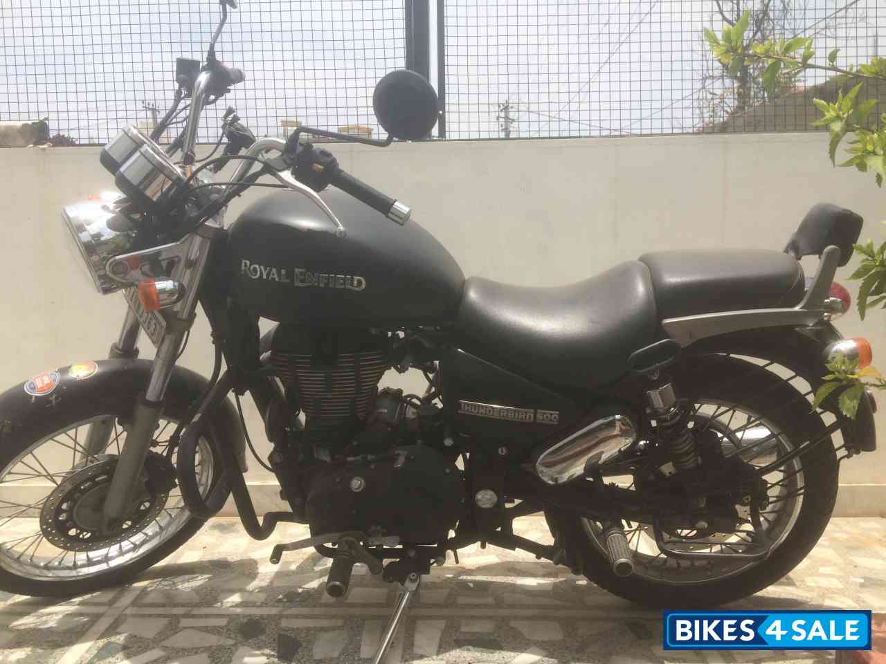 Matt Black Royal Enfield Thunderbird 500