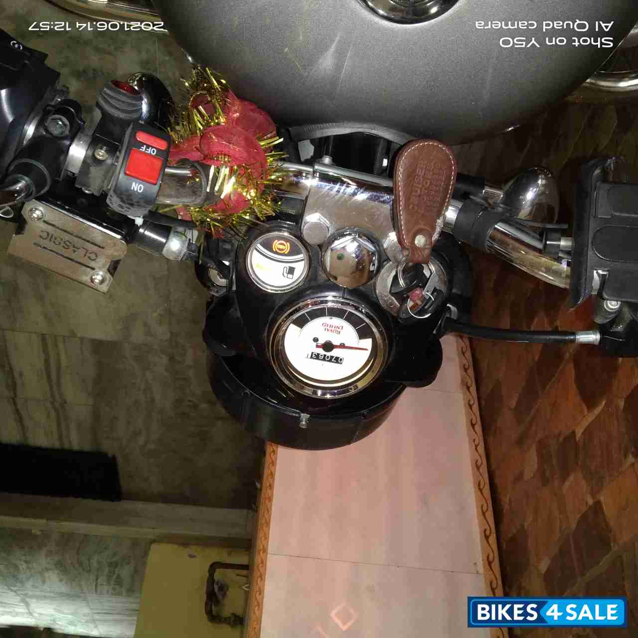 Gun Metal Grey Royal Enfield Classic 350 Dual Channel BS6