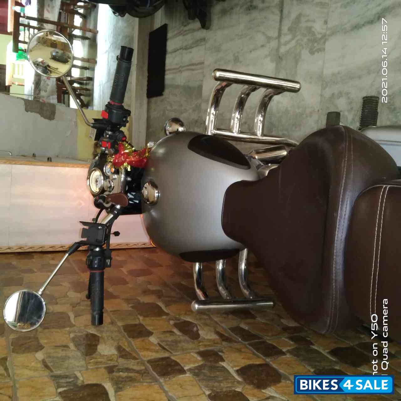 Gun Metal Grey Royal Enfield Classic 350 Dual Channel BS6