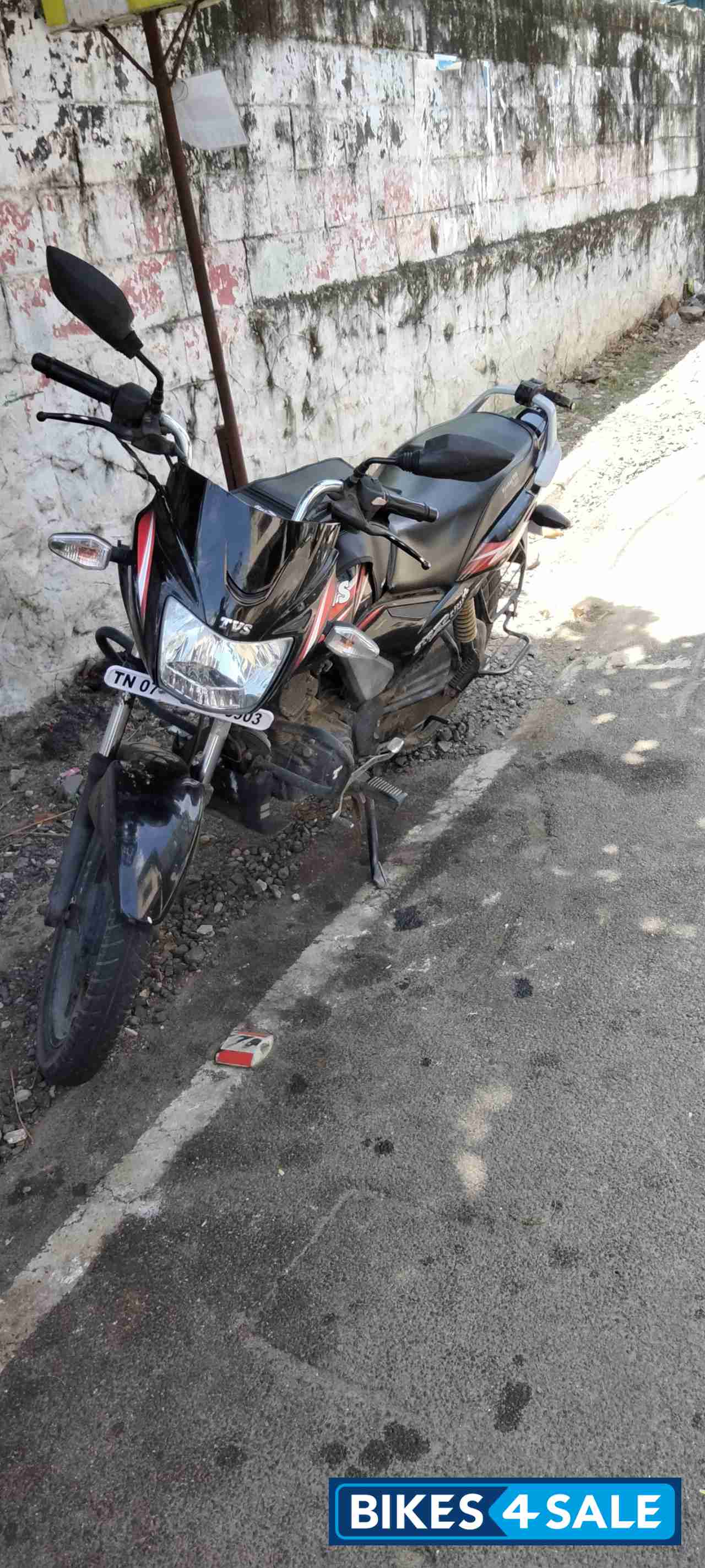 Red And Black TVS Star City Plus