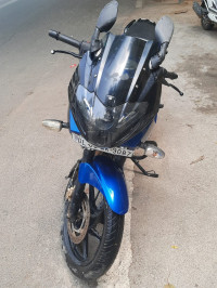 Blue Bajaj Pulsar 220F