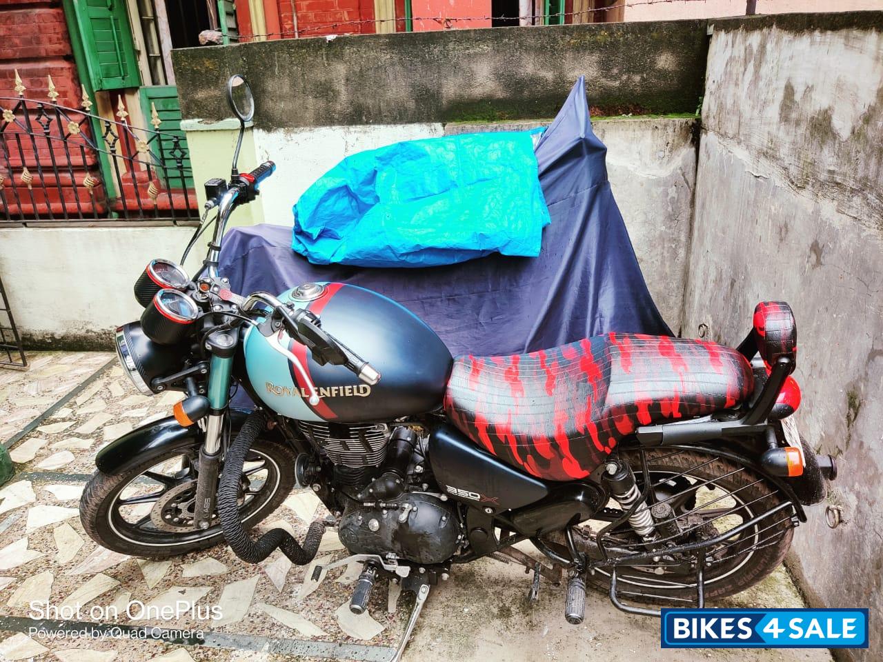 Blue And Black With Red Highli Royal Enfield Thunderbird 350