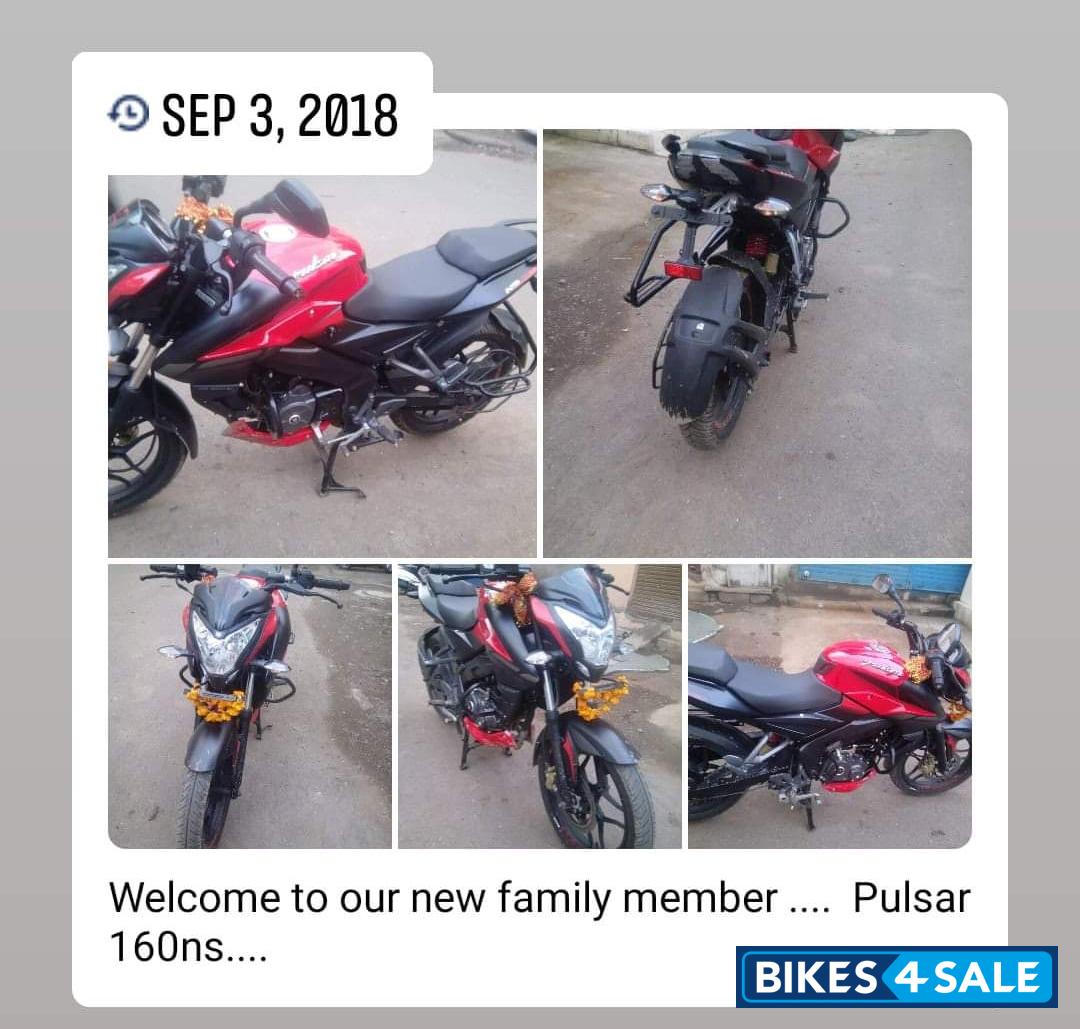 Red & Black Bajaj Pulsar NS 160