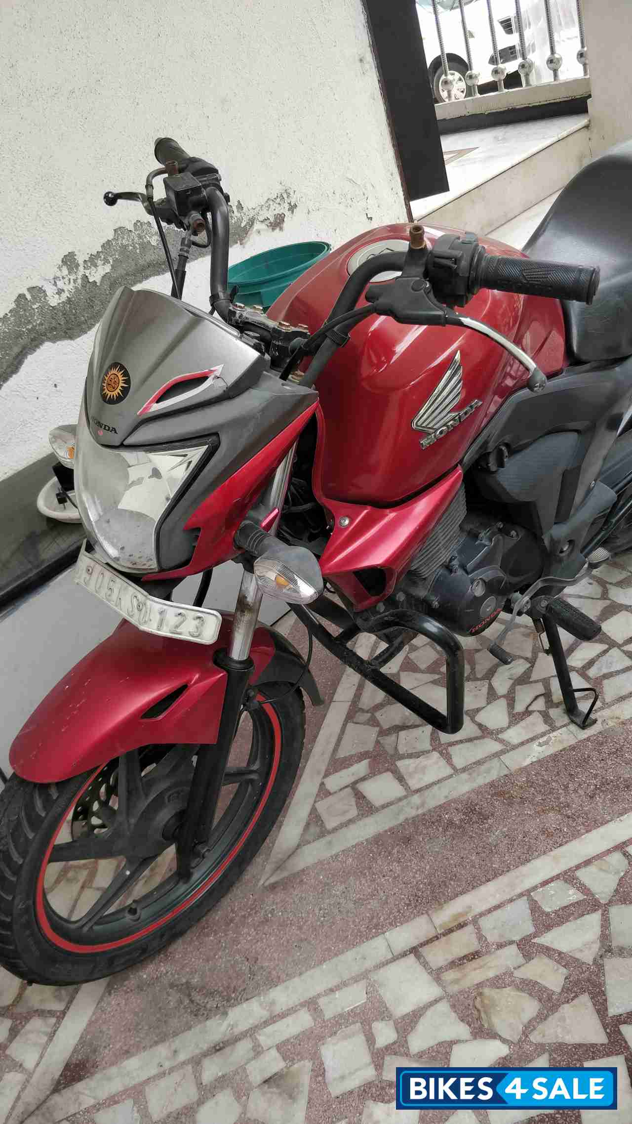 Red Honda CB Trigger