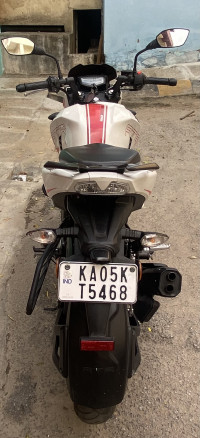 White TVS Apache RTR 200 4V ABS Race Edition 2.0