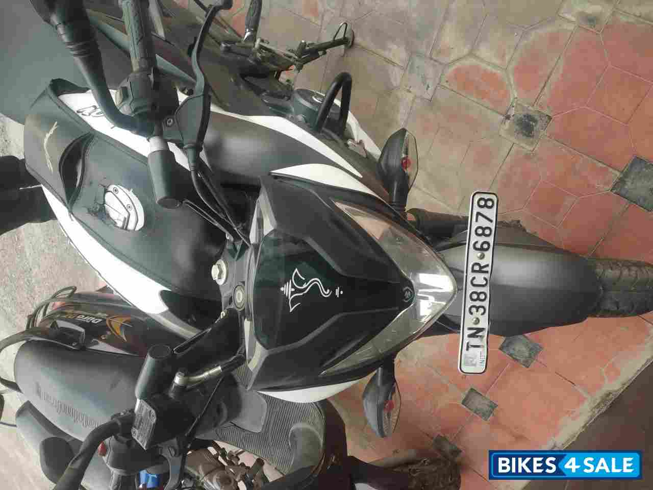 White Bajaj Pulsar 200 NS ABS