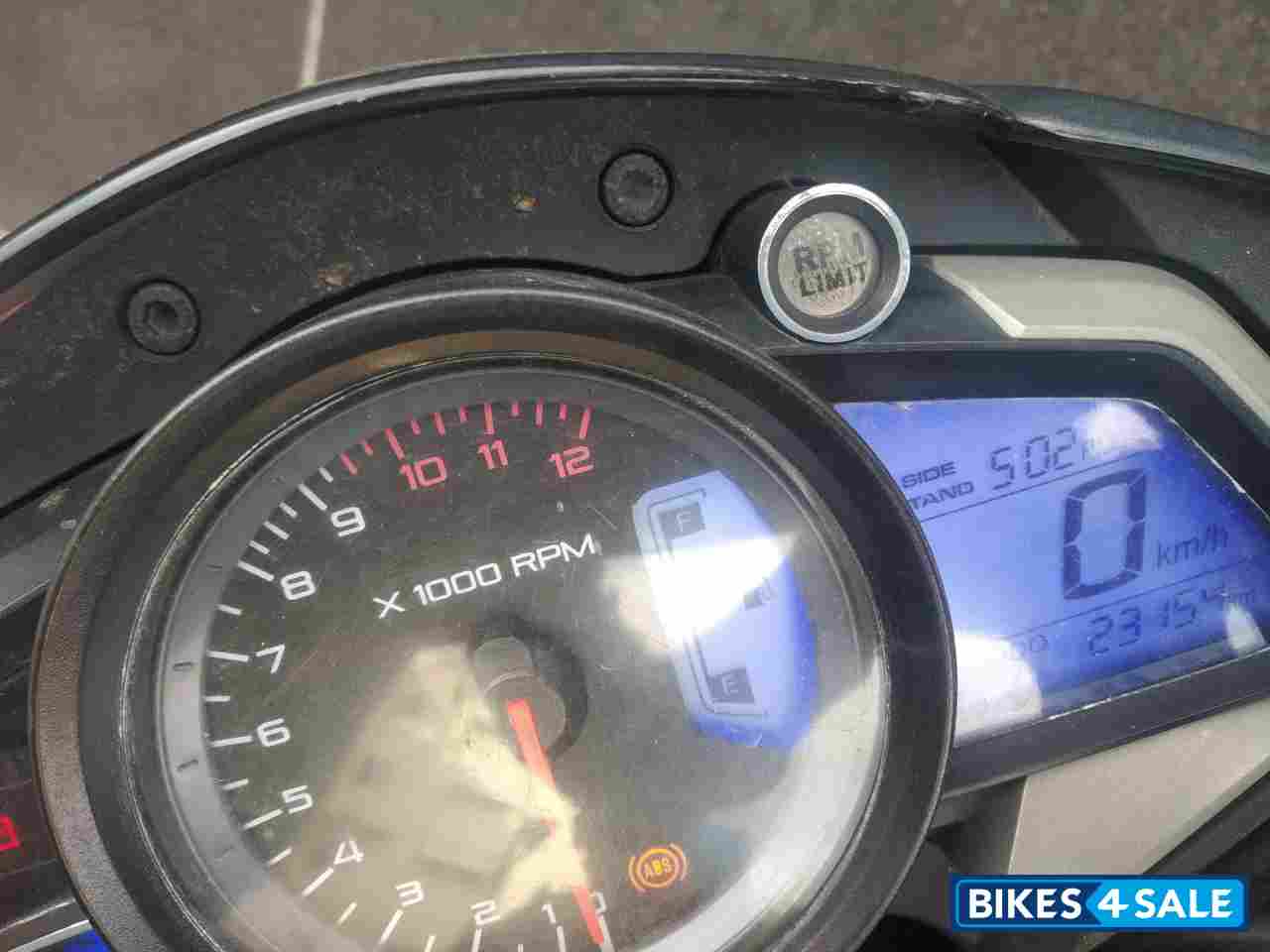 White Bajaj Pulsar 200 NS ABS