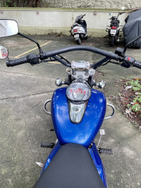 Blue Bajaj Avenger 220 DTS-i