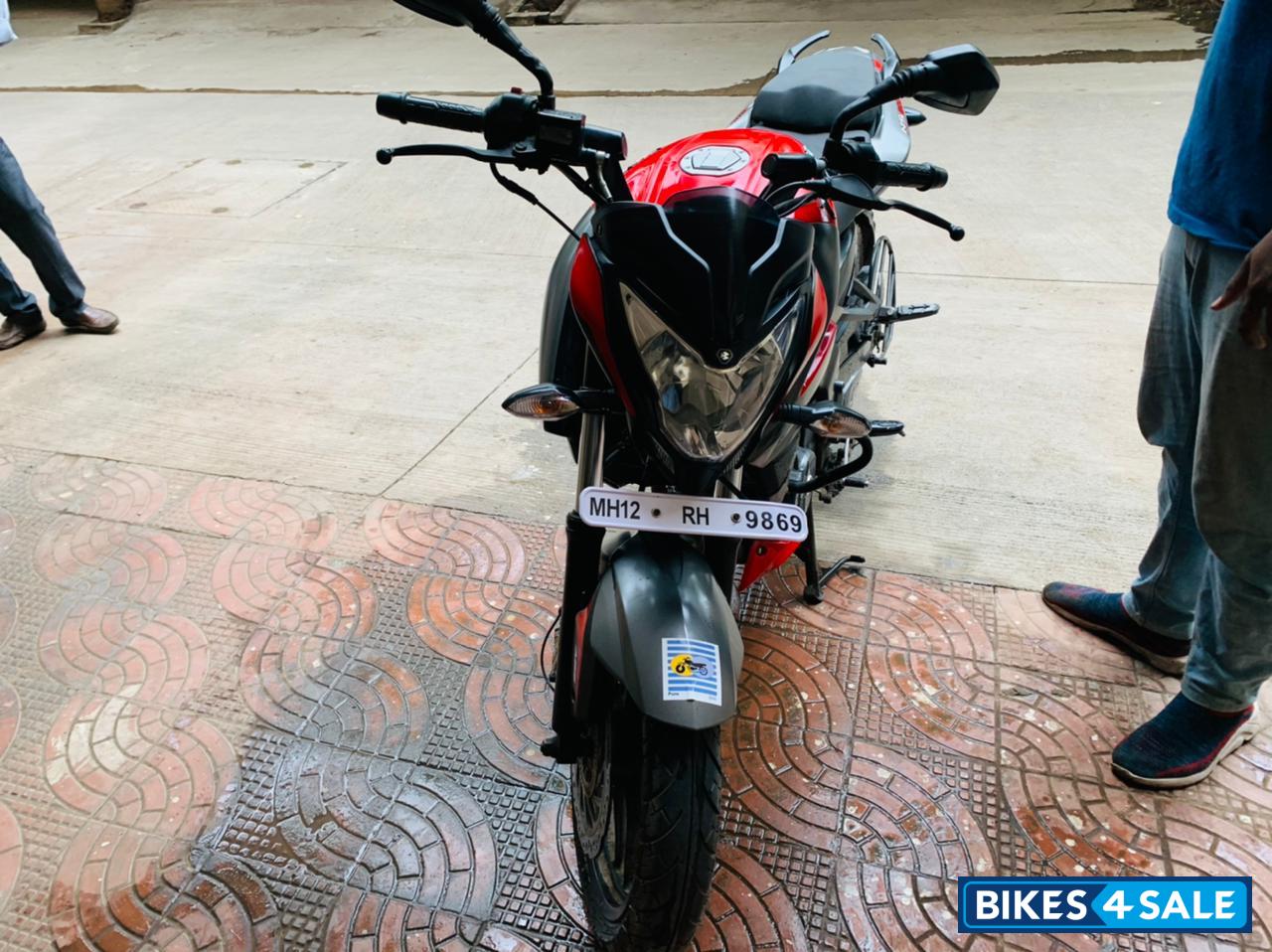 Red Bajaj Pulsar 200 NS ABS
