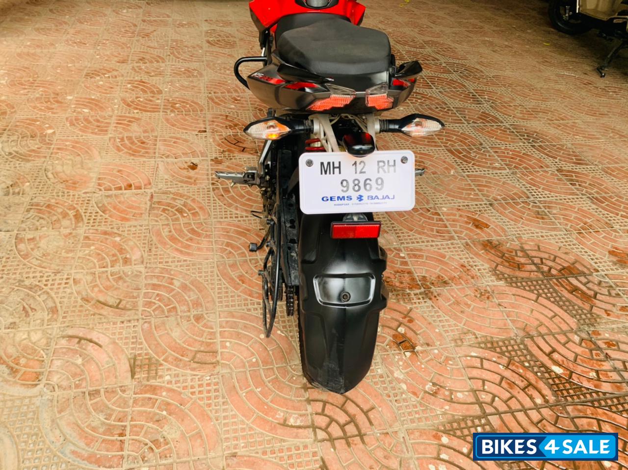 Red Bajaj Pulsar 200 NS ABS