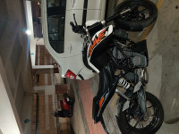 White KTM Duke 200