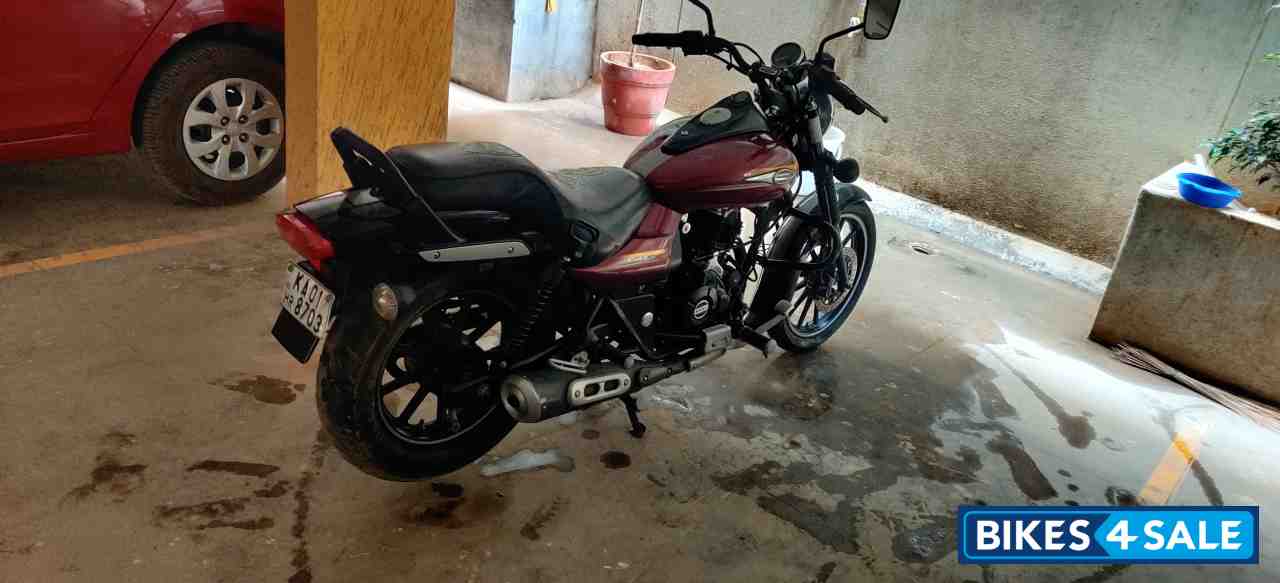 Black & Dark Red Bajaj Avenger Street 150