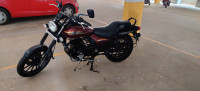 Black & Dark Red Bajaj Avenger Street 150