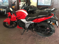 Racing Red TVS Apache RTR 160 4V