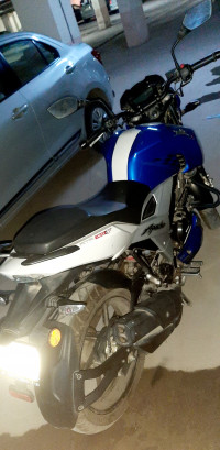 Blue White TVS Apache RTR 160 4V