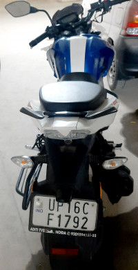 Blue White TVS Apache RTR 160 4V