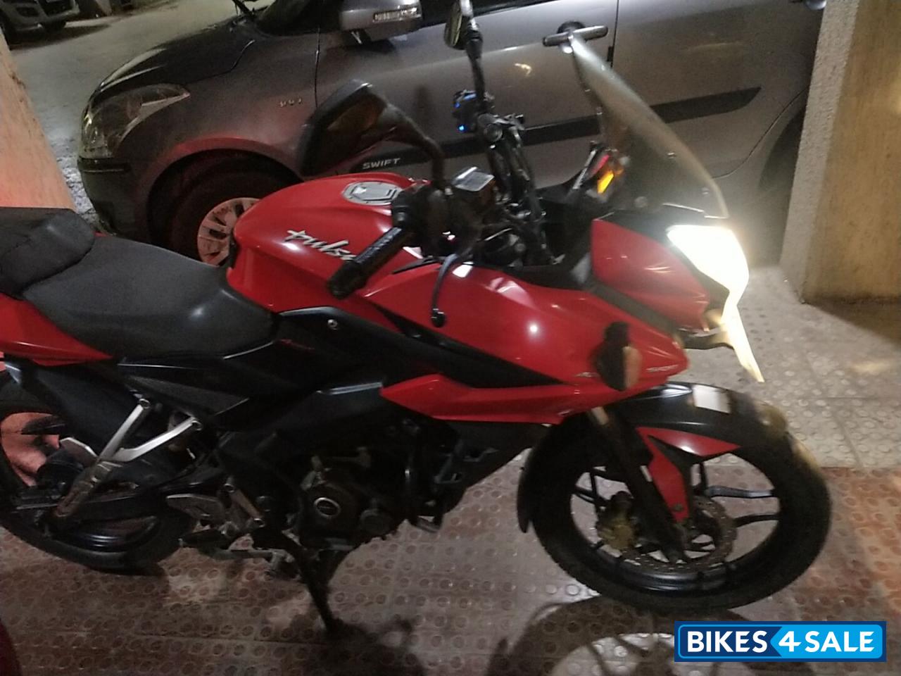 Red Bajaj Pulsar AS 150