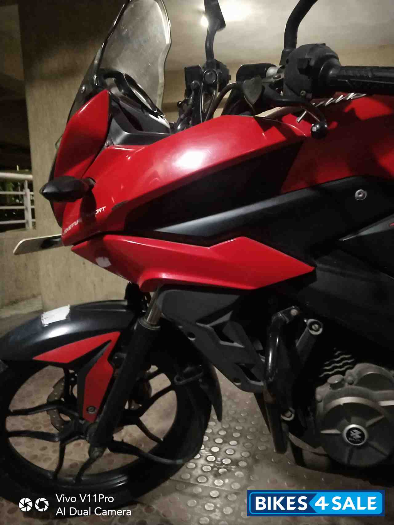 Red Bajaj Pulsar AS 150