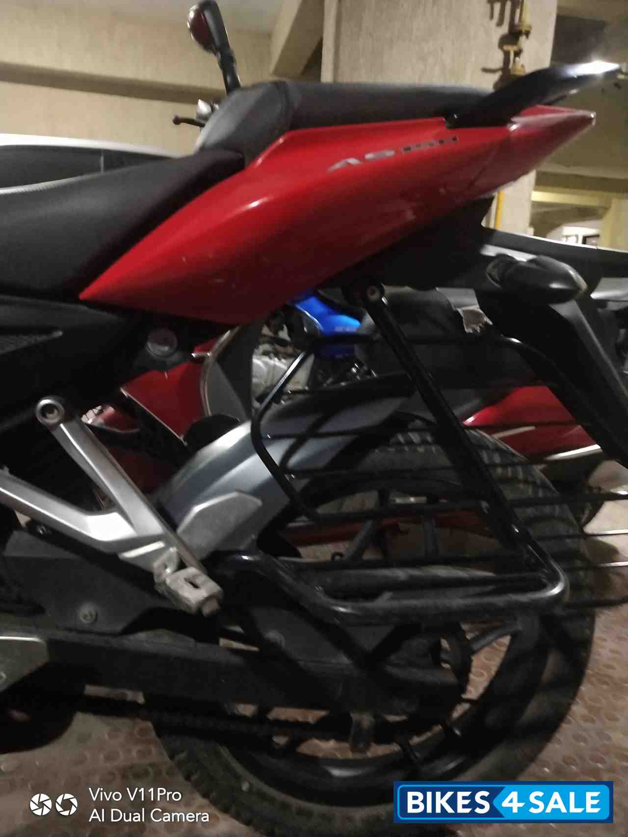 Red Bajaj Pulsar AS 150