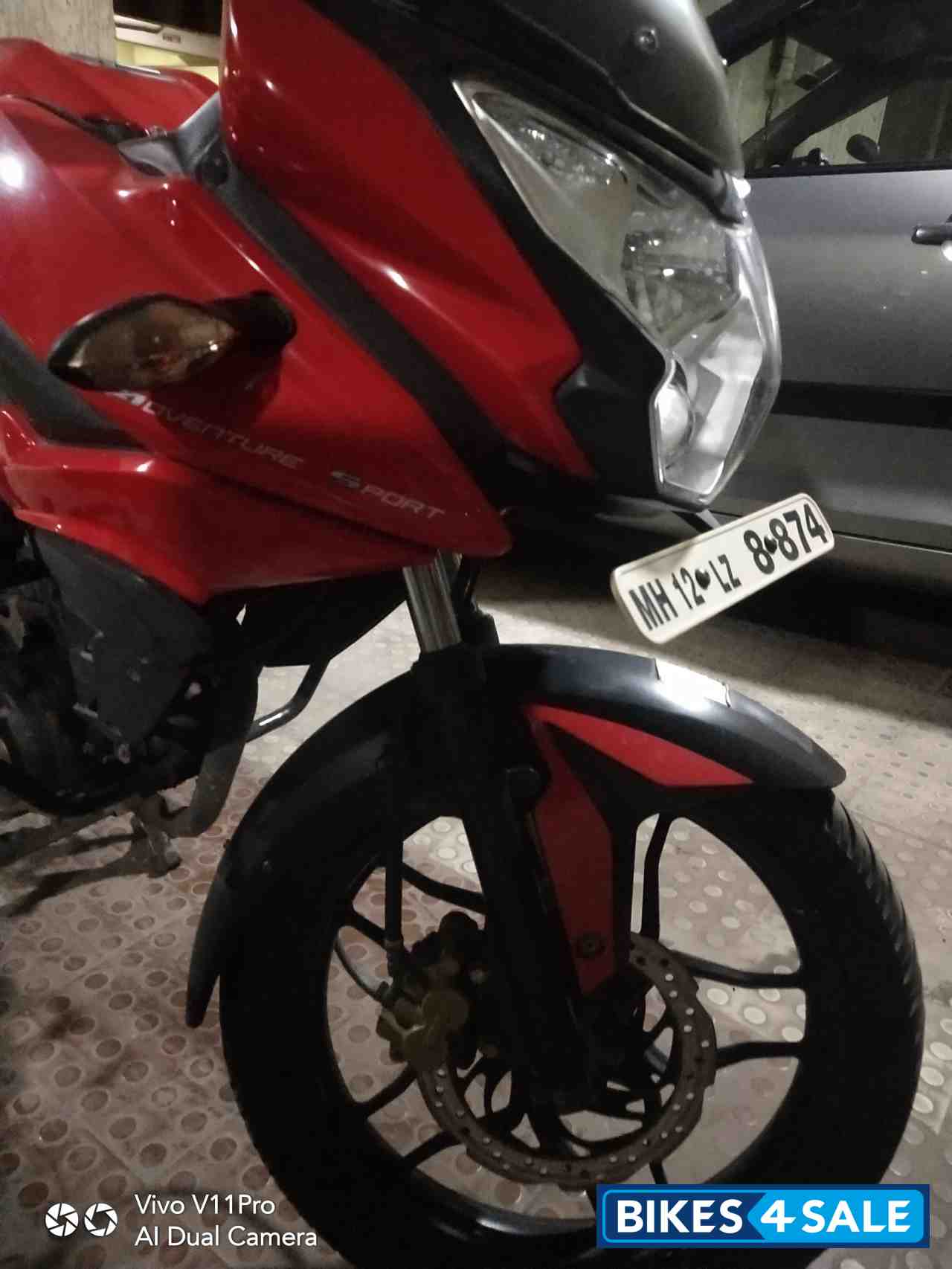 Red Bajaj Pulsar AS 150