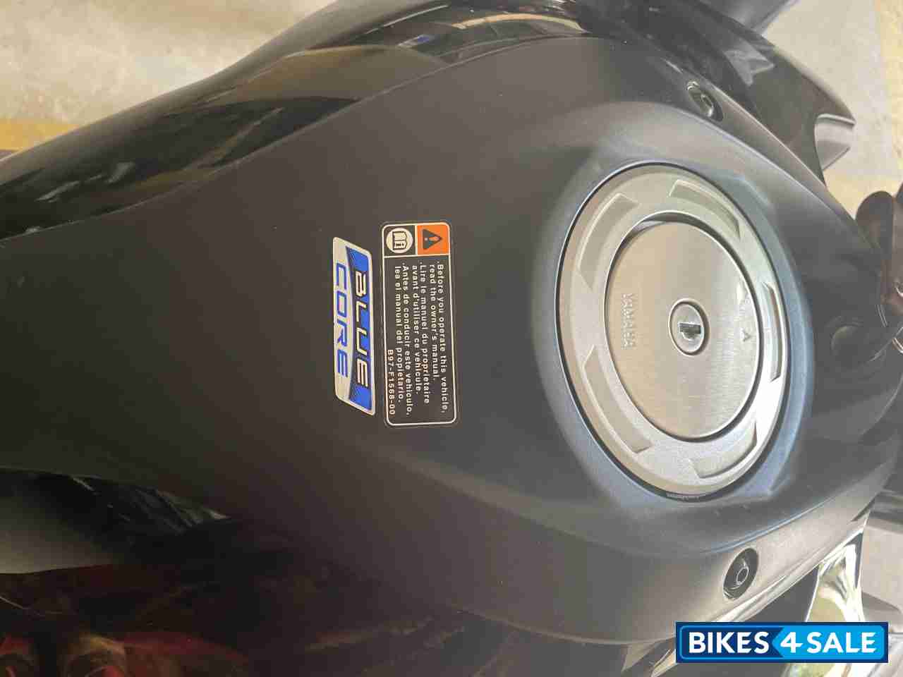 Black Yamaha FZ-S FI V3 BS6