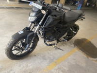 Black Yamaha FZ-S FI V3 BS6
