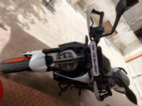 White And Orange KTM Duke 390