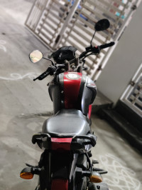 Black And Red Yamaha FZ-S