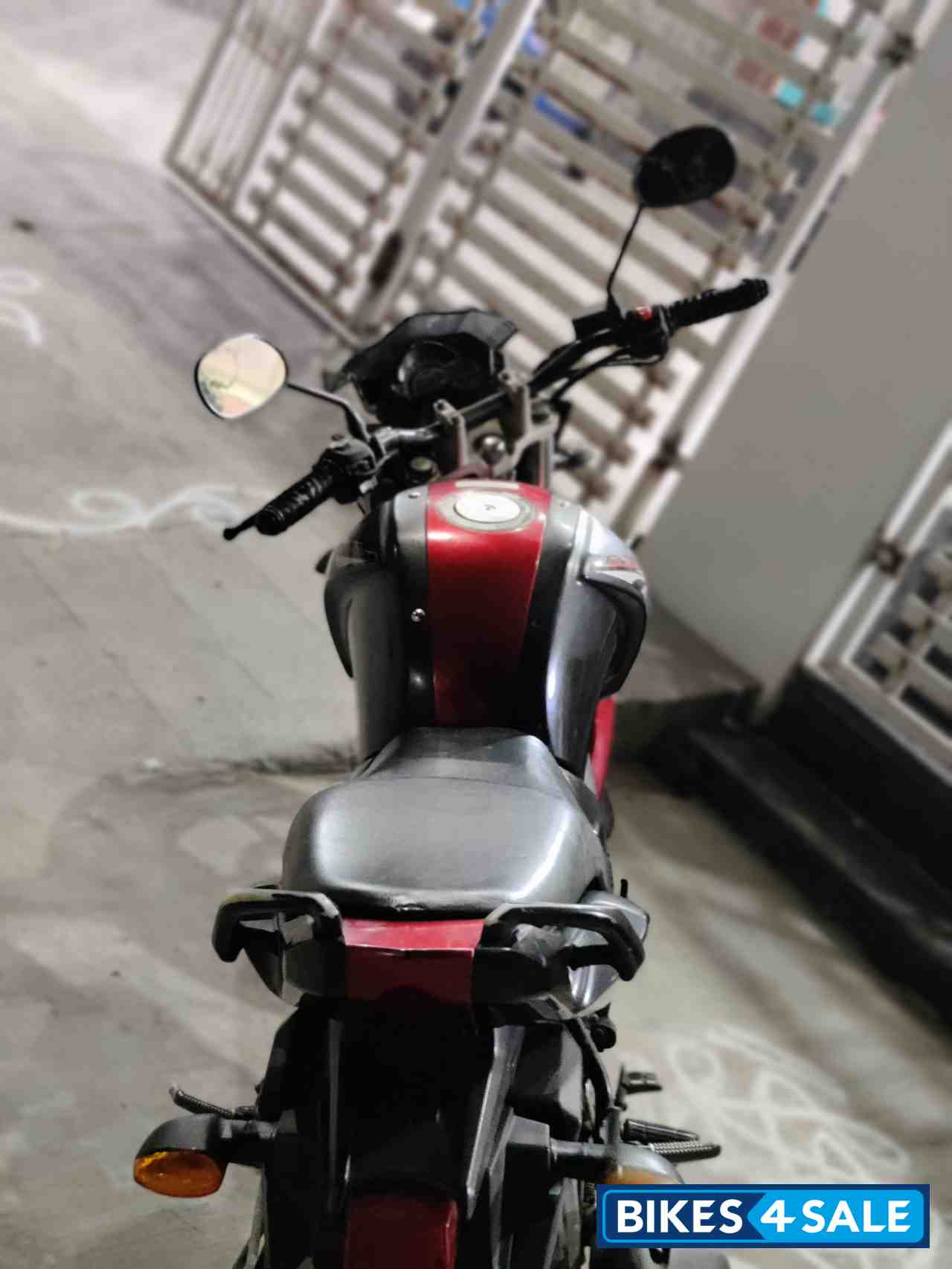 Black And Red Yamaha FZ-S