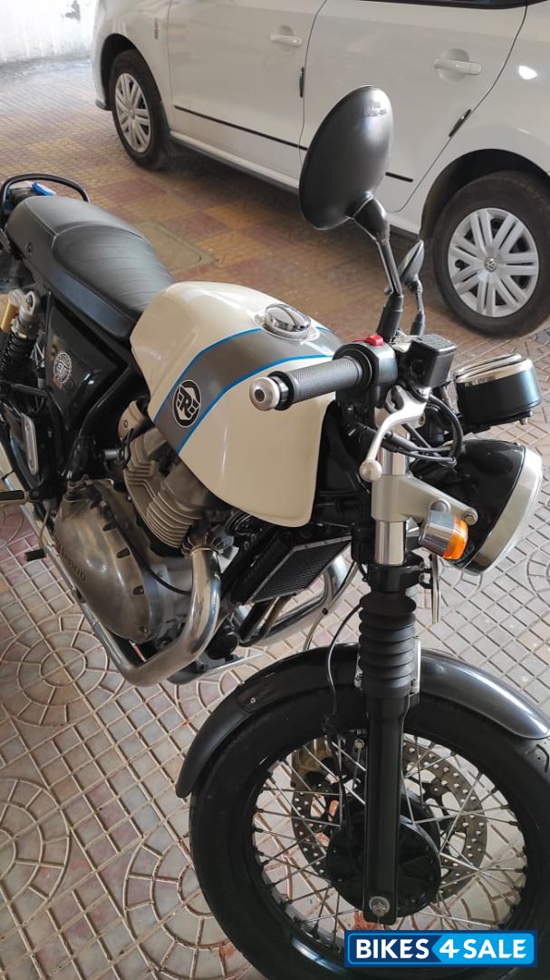 White Royal Enfield Continental GT 650 Twin