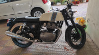 White Royal Enfield Continental GT 650 Twin