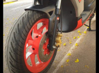 Grey Aprilia SR 150 Race