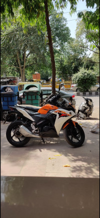 Orange & White Combination Honda CBR 150R