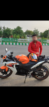 Orange & White Combination Honda CBR 150R