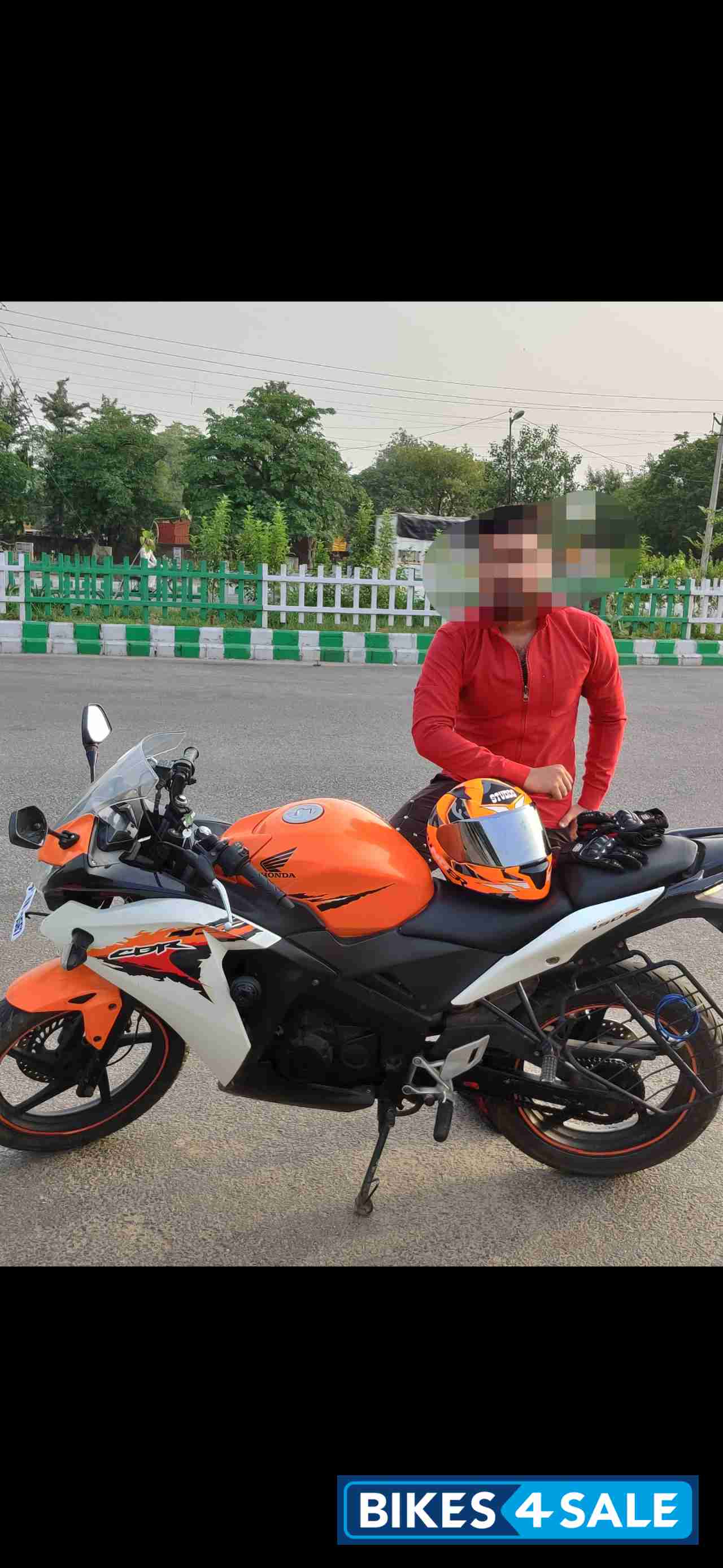 Orange & White Combination Honda CBR 150R