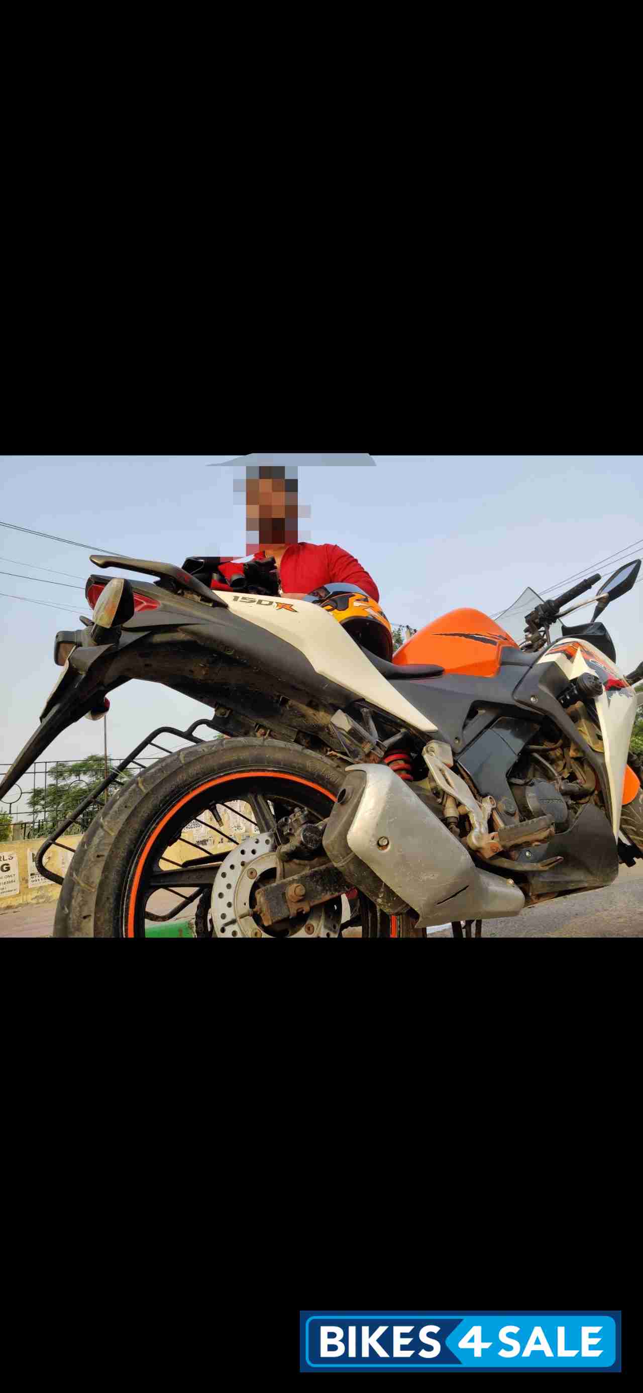 Orange & White Combination Honda CBR 150R