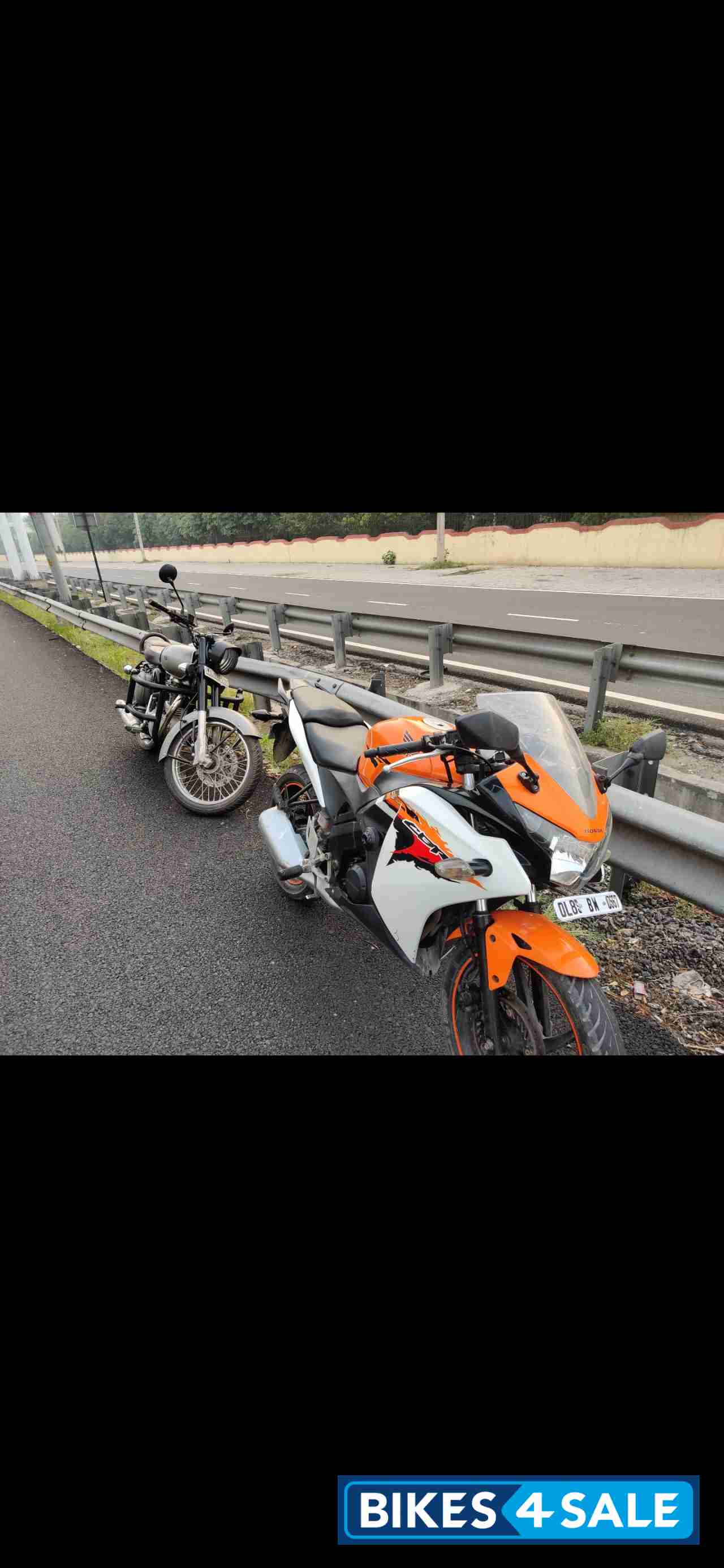 Orange & White Combination Honda CBR 150R