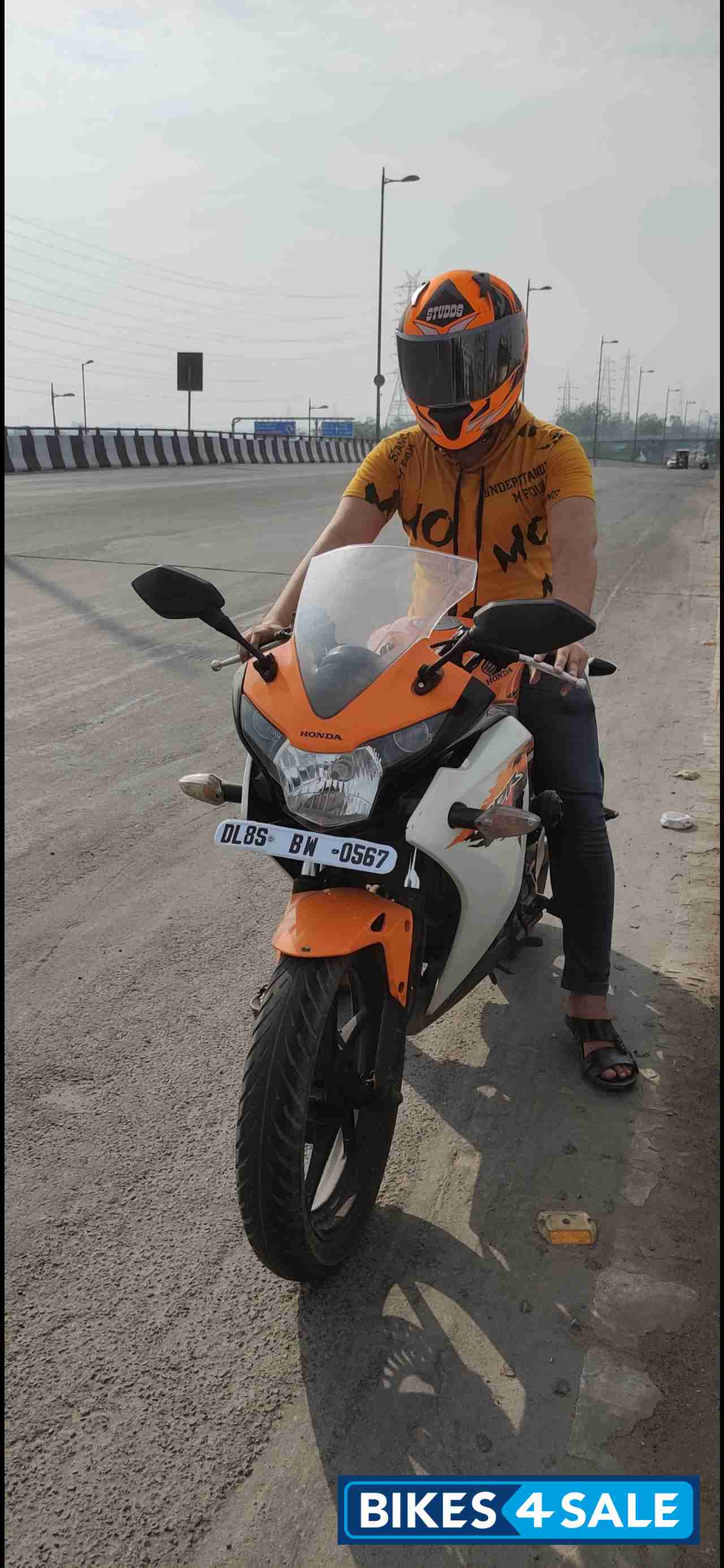 Orange & White Combination Honda CBR 150R