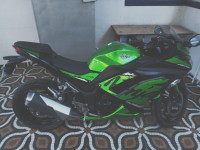 Green Kawasaki Ninja 300 BS6