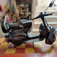 Dark Blue Bajaj Classic