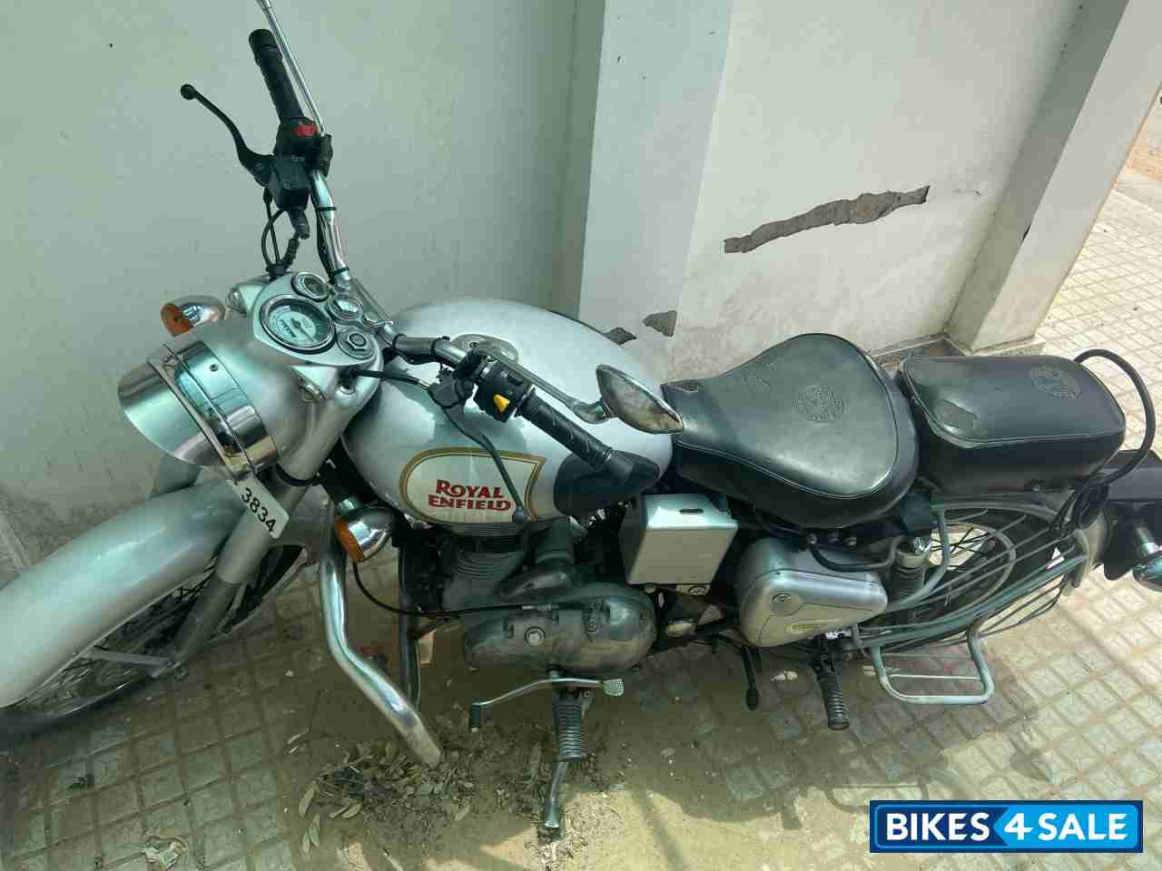 Silver Royal Enfield Classic 350