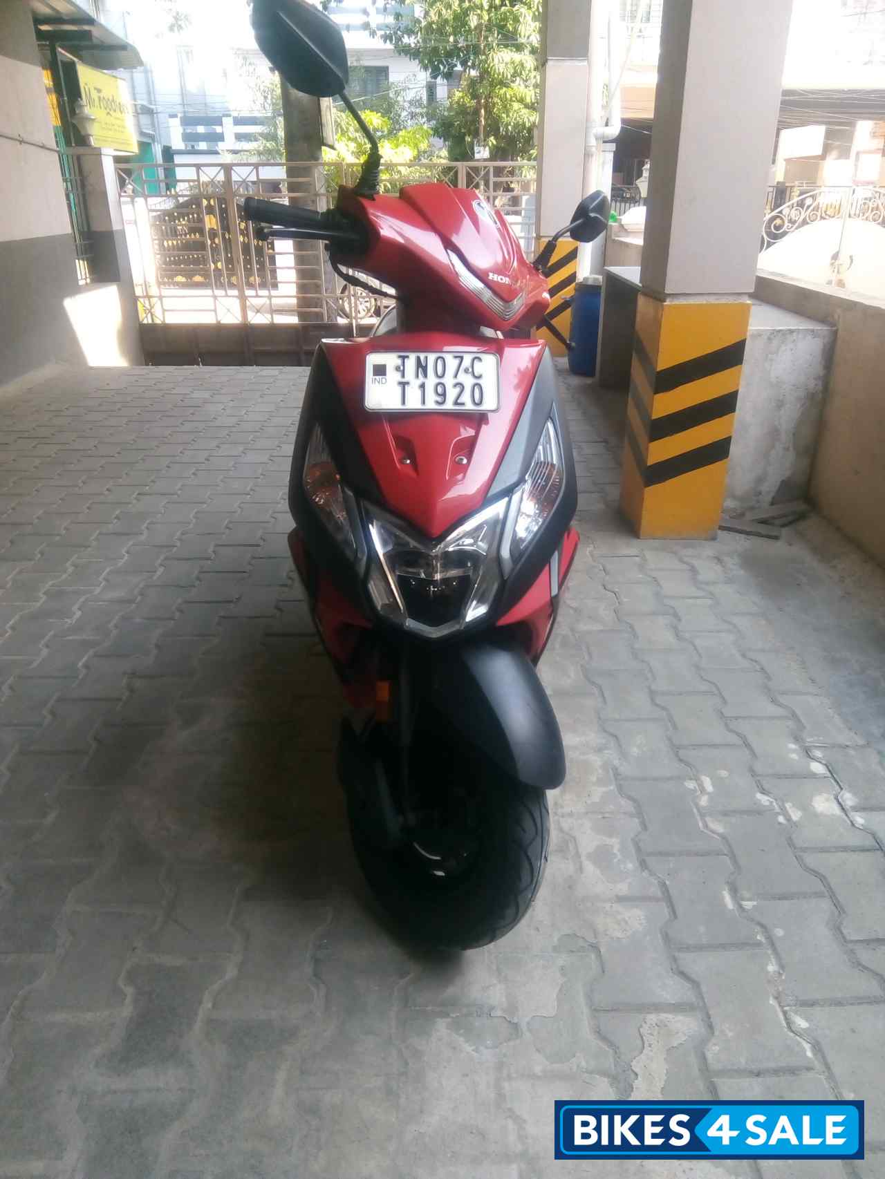 Red Honda Dio BS6