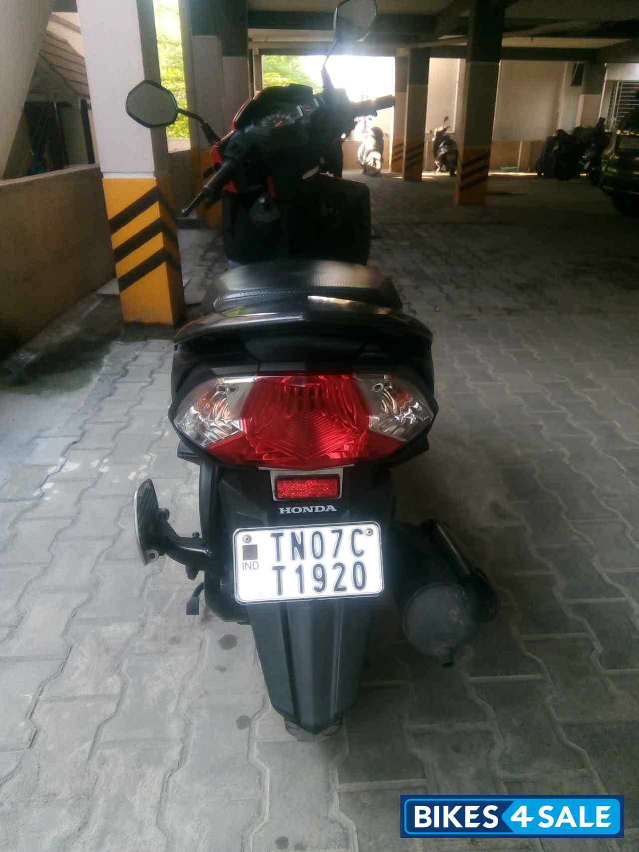 Red Honda Dio BS6
