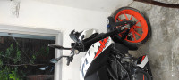 White KTM Duke 200