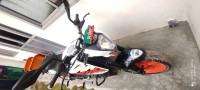 White KTM Duke 200