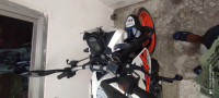 White KTM Duke 200