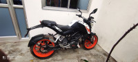 White KTM Duke 200